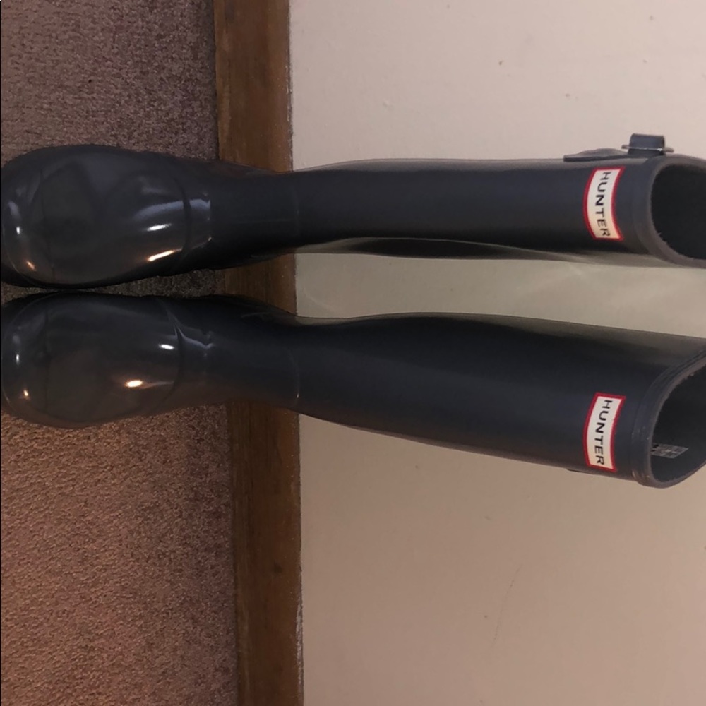 Tall hunter rain boots